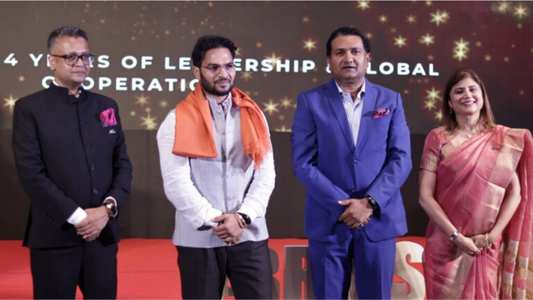 Yogesh Sharma (Shelly) Attends BRICS CCI 14 Foundation Day Celebration, Meets Chairman Sameep Shastriv